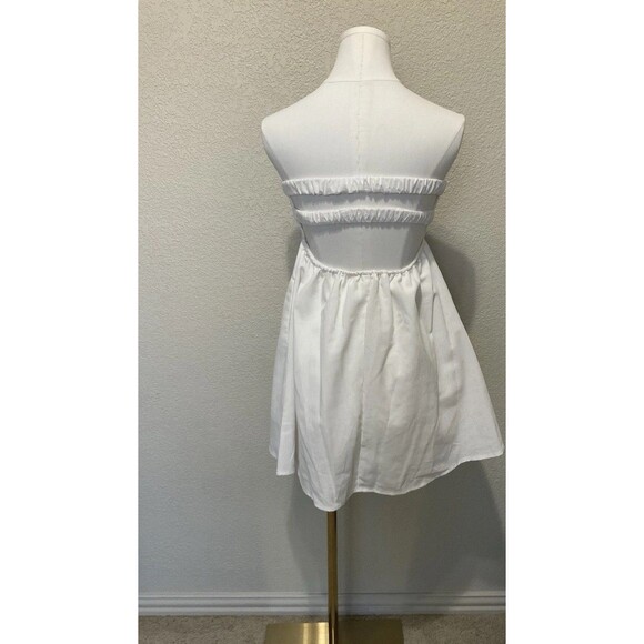 Shein, Women’s, Strapless, White, Midi, Dress, Size: XS - Picture 3 of 6